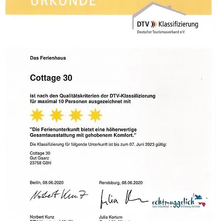 Feriengut Gaarz - 30 Gohl
